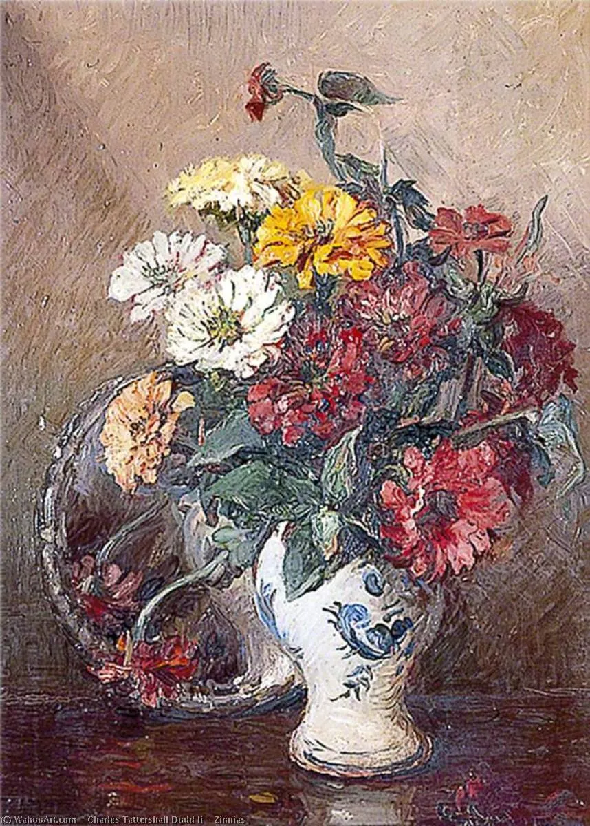 Zinnias — Charles Tattershall Dodd Ii