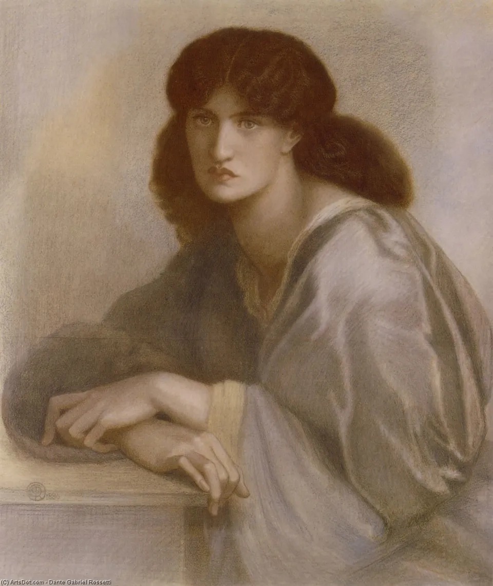 La Donna Della Finestra (also Known As Jane Morris) — Данте Габриэль Россетти