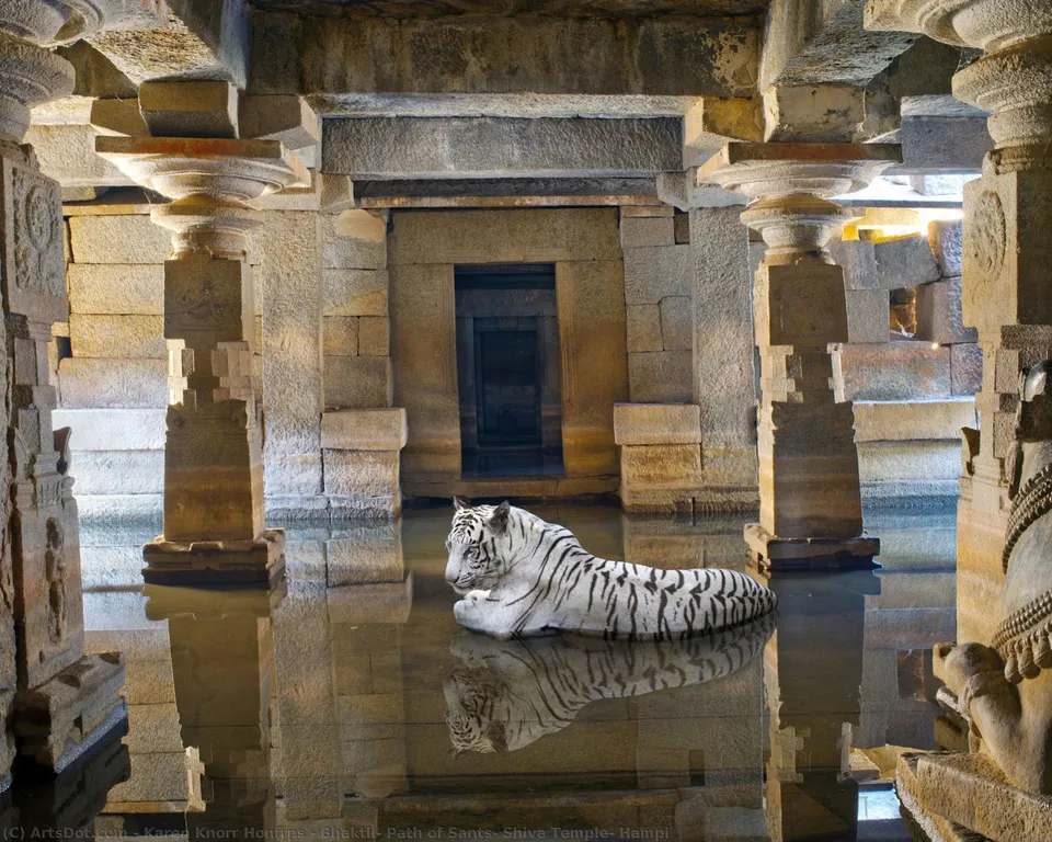 Bhaktii, Path Of Sants, Shiva Temple, Hampi — Карен Кнорр Хонфрос