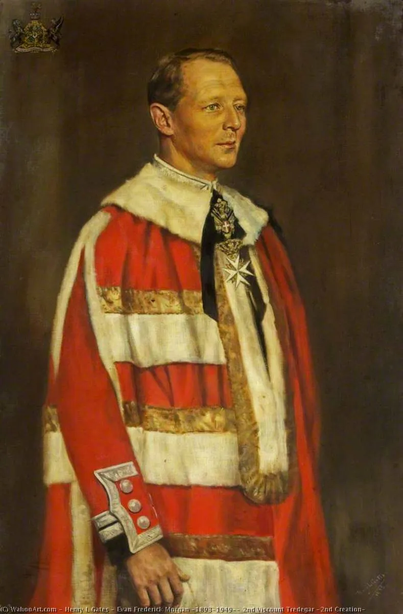 Evan Frederick Morgan (1893–1949), 2nd Viscount Tredegar (2nd Creation) — Henry L Gates