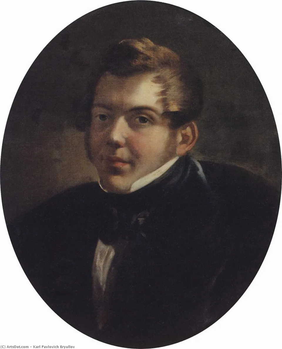 Portrait Of An Architect M.o. Lopyrevskiy — Karl Pavlovich Bryullov