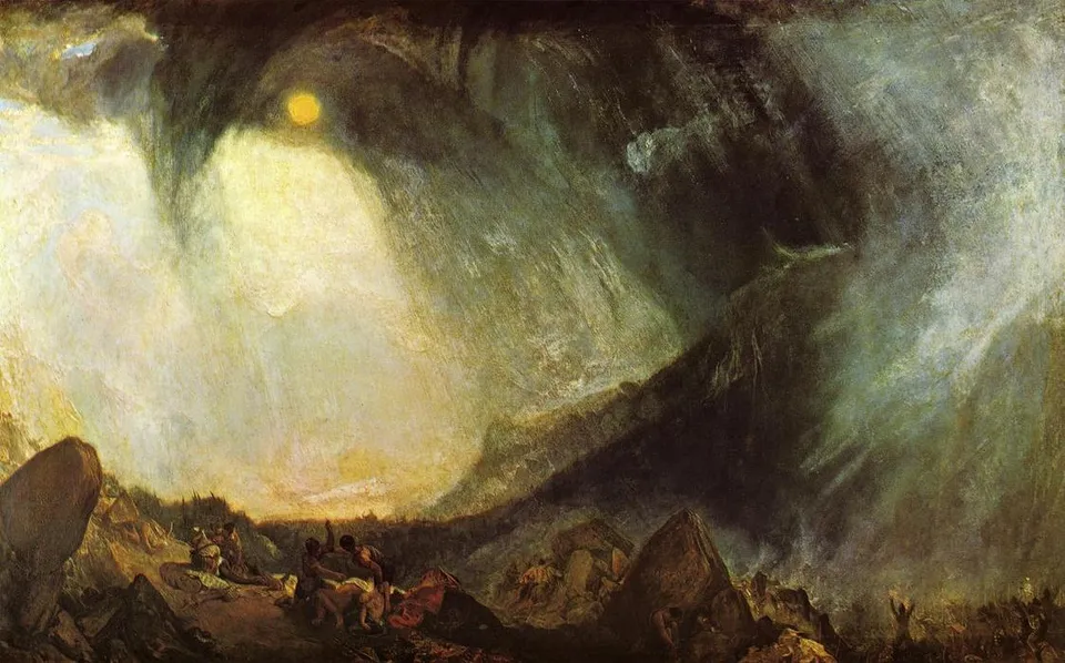 Snow Storm: Hannibal And His Army Crossing The Alps — Джозеф Маллард Уильям Тернер