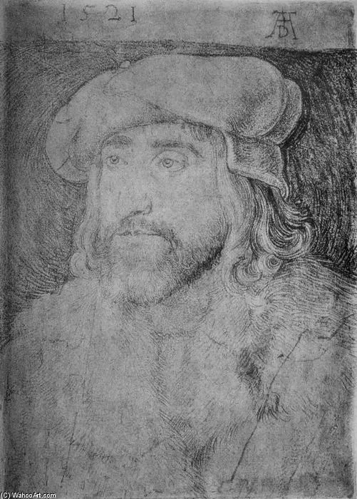 Portrait Of Christian Ii, King Of Denmark — Альбрехт Дюрер