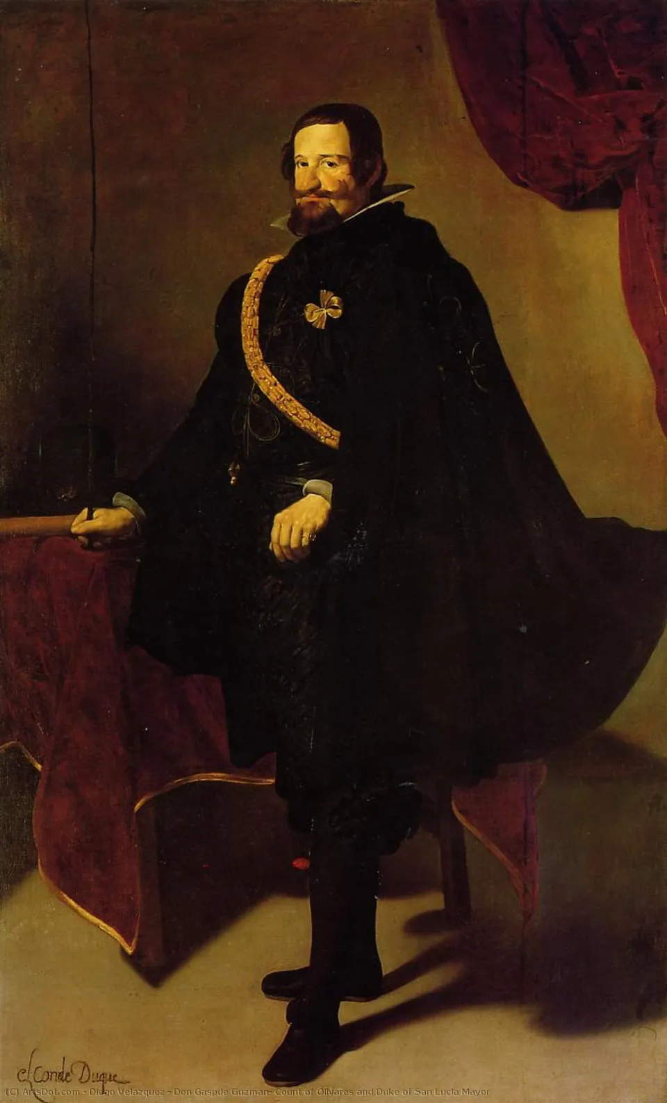Don Gaspde Guzman, Count Of Olivares And Duke Of San Lucla Mayor — Диего Родригес Де Сильва И Веласкес