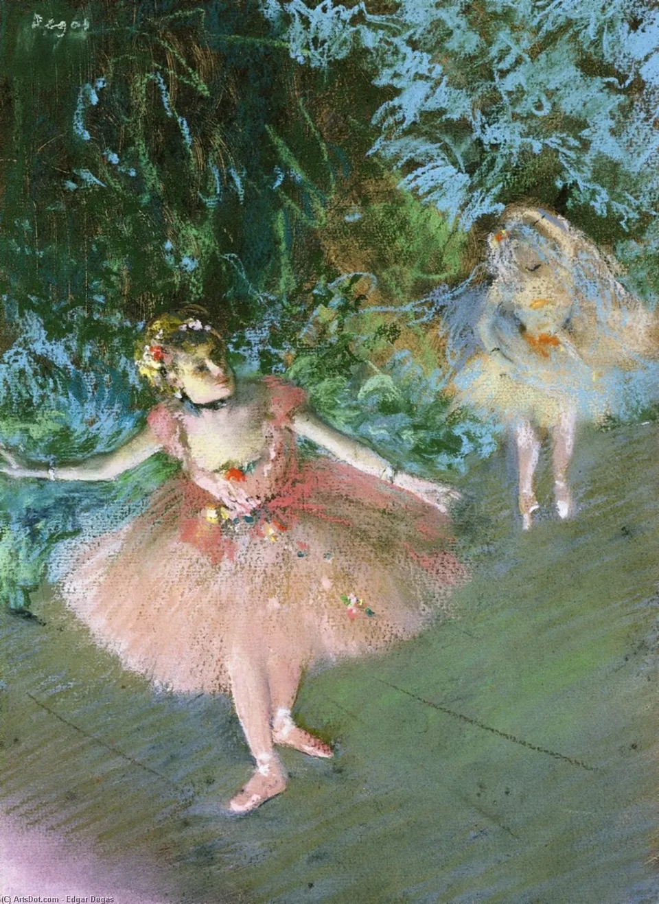 Танцовщицы На Сцене — Hilaire-germain-edgar Degas