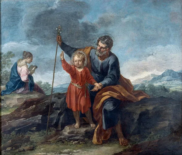 Sainte Famille — Pier Leone Ghezzi