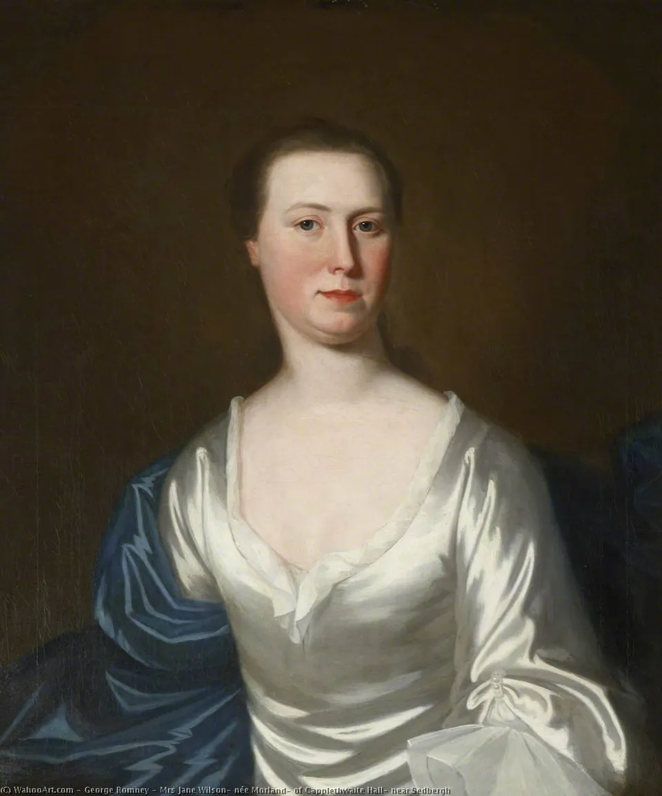 Mrs Jane Wilson, Née Morland, Of Capplethwaite Hall, Near Sedbergh — Джордж Роминг