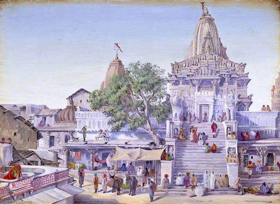 The Jagat Siromani Temple, Udaipur. 'janr. 1879' — Марианна Норт