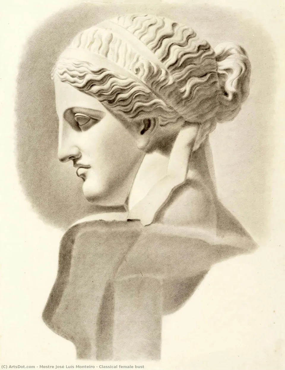 Classical Female Bust — Mestre José Luís Monteiro
