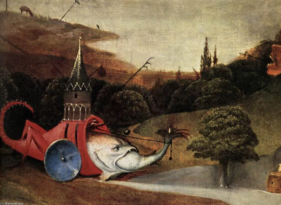 Triptych Of Temptation Of St Anthony (detail) (10) — Еронимий Босх