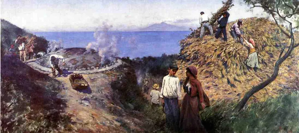 Harvesting Scene — Charles Caryl Coleman