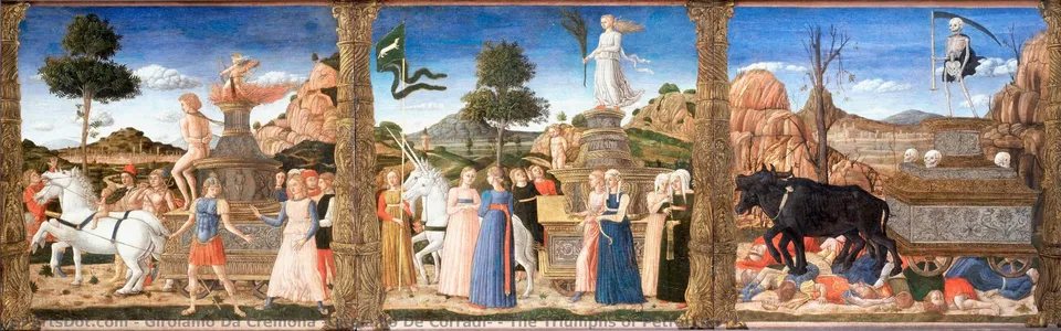 The Triumphs Of Petrarch — Girolamo Da Cremona (girolamo De Corradi)