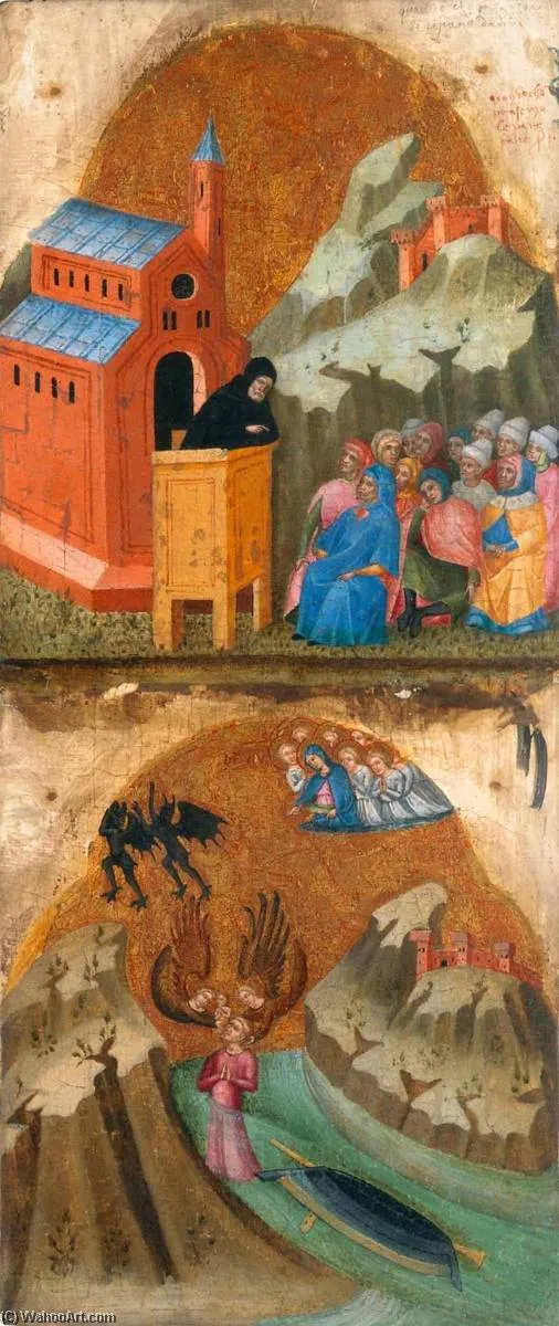 Altarpiece Of The Virgin Mary (far Right Hand Panel) — Meneghello Di Giovanni De' Canali