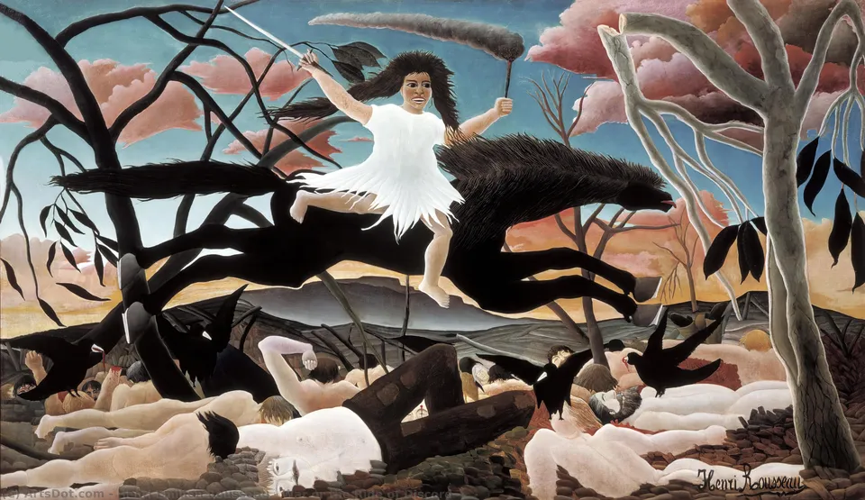 Война Или Скачка Раздора — Henri Emilien Rousseau