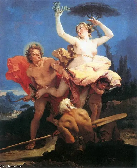 Apollo And Daphne — Джованни Баттиста Тиеполо
