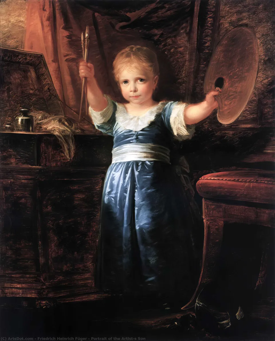 Portrait Of The Artist's Son — Фридрих Генрих Фюгер