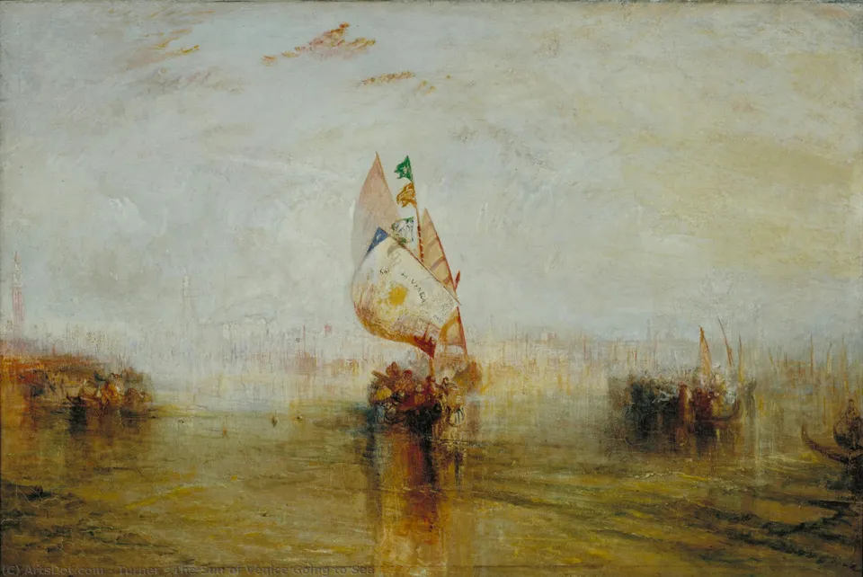 The Sun Of Venice Going To Sea — Дж. М. В. Турнер