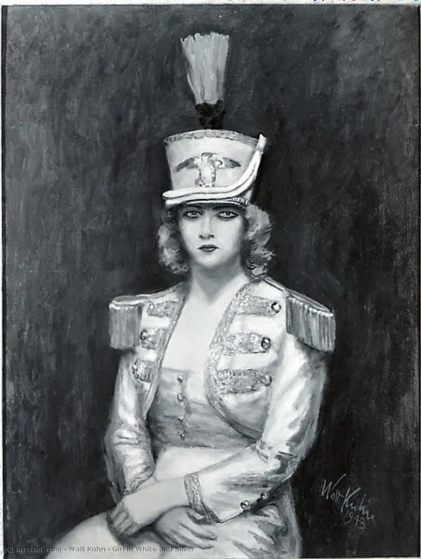 Girl In White And Silver — Walt Kuhn