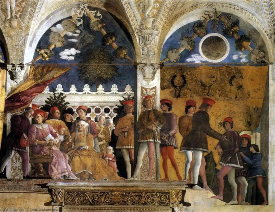 Ducalpalace - The Court Of Mantua — Андреа Мантенья