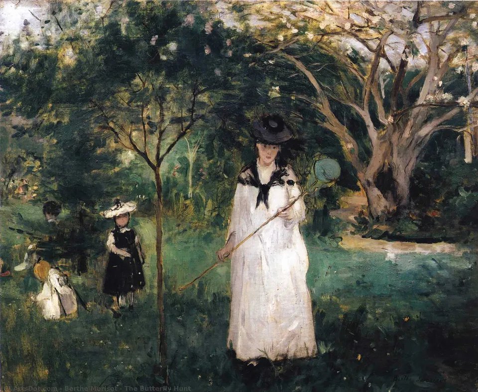 The Butterfly Hunt — Берта Моризо