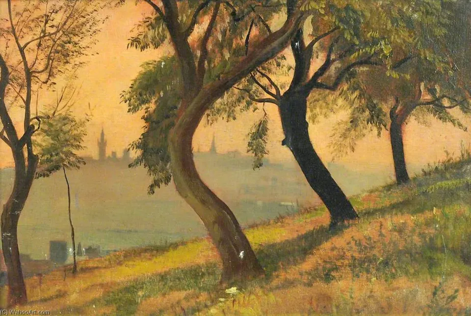 Friedberg In Hessen From The Johannisberg Nauheim — George James Howard