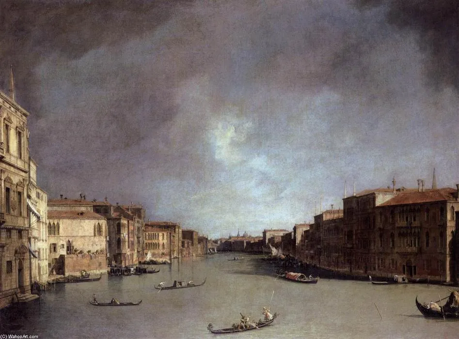 Grand Canal: Looking From Palazzo Balbi — Каналлетто