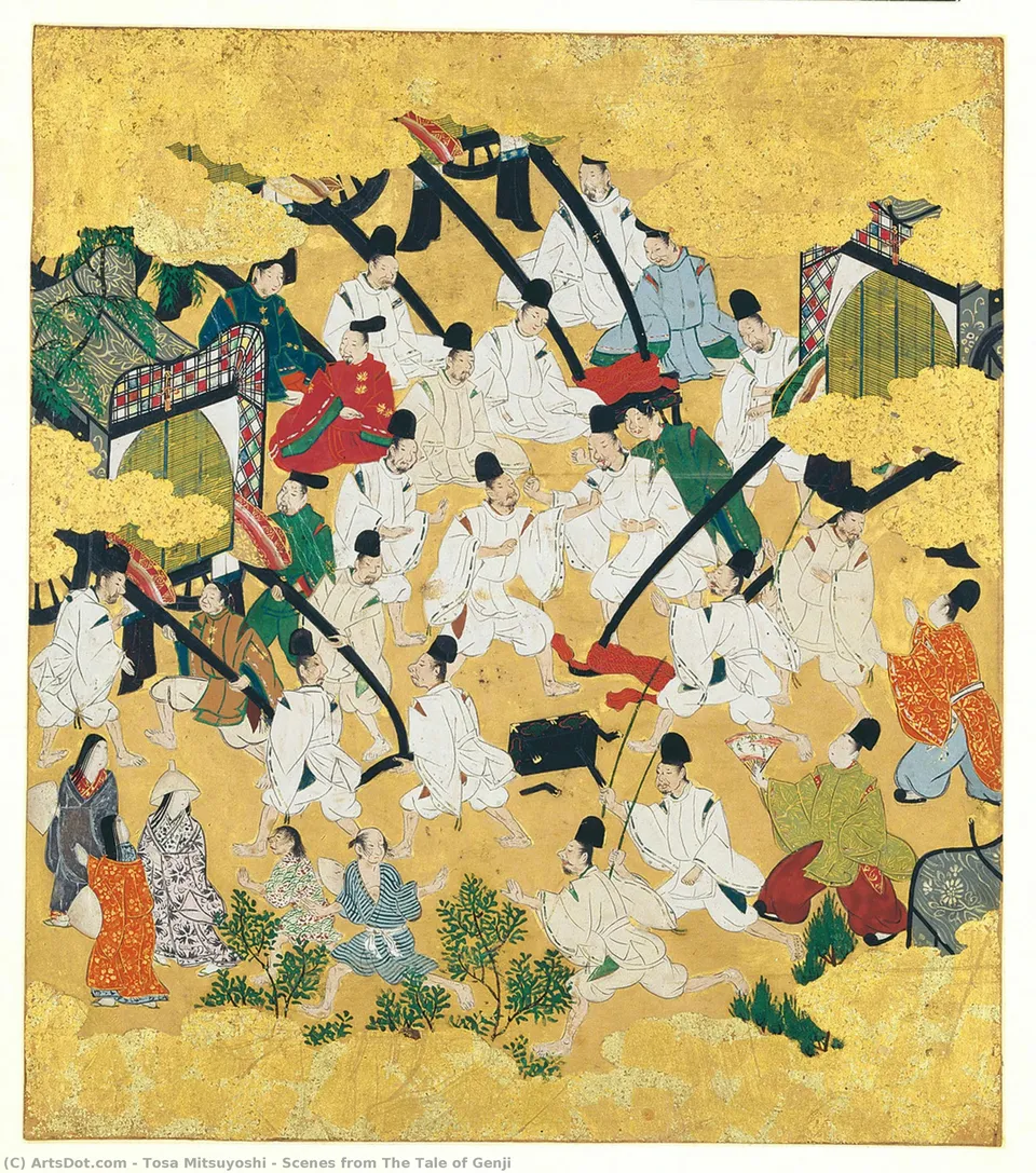 Scenes From The Tale Of Genji — Tosa Mitsuyoshi