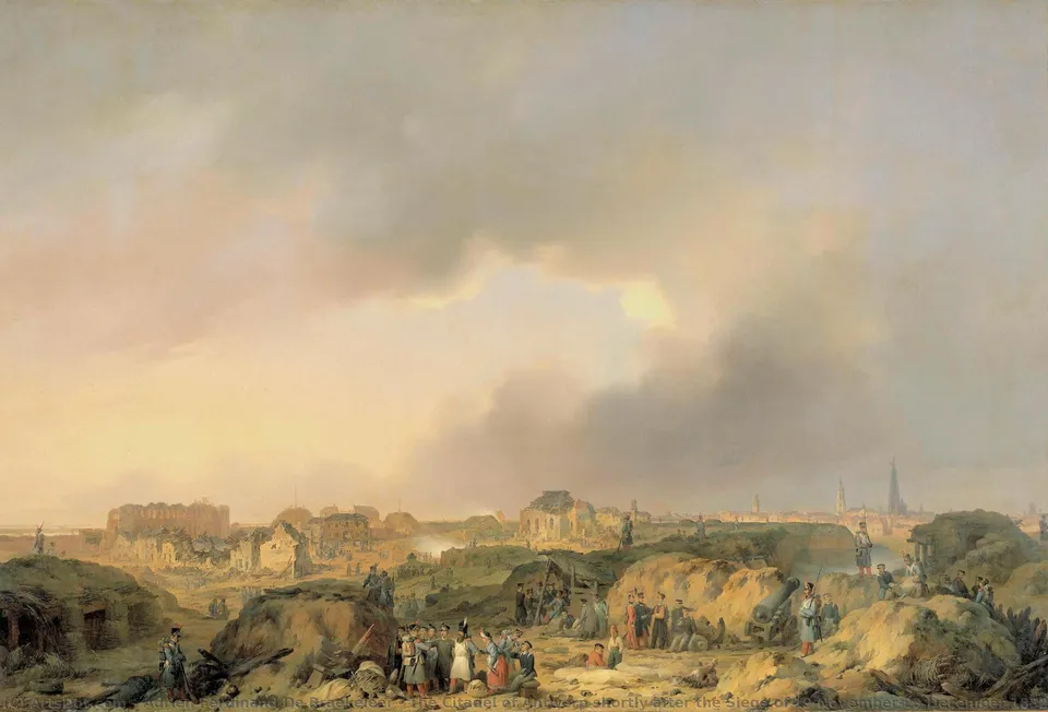 The Citadel Of Antwerp Shortly After The Siege Of 19 November-23 December 1832, And The Surrender Of The Dutch Garisson To The French, Ferdinand De Braekeleer (i), 1832 - 1839 — Adrien Ferdinand De Braekeleer