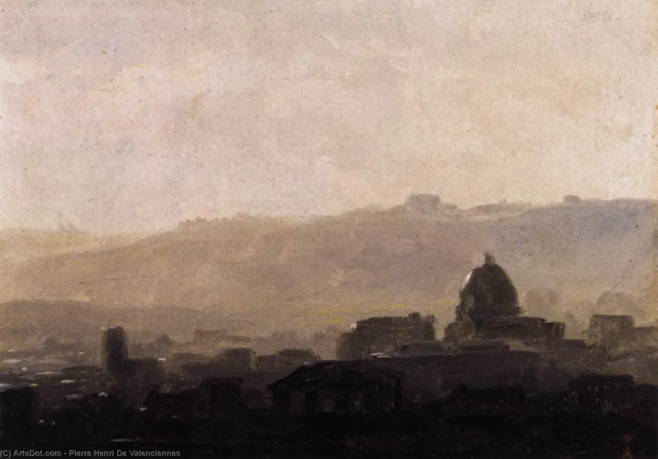 View Of Rome In The Morning — Пьер-анри Де Валансьен