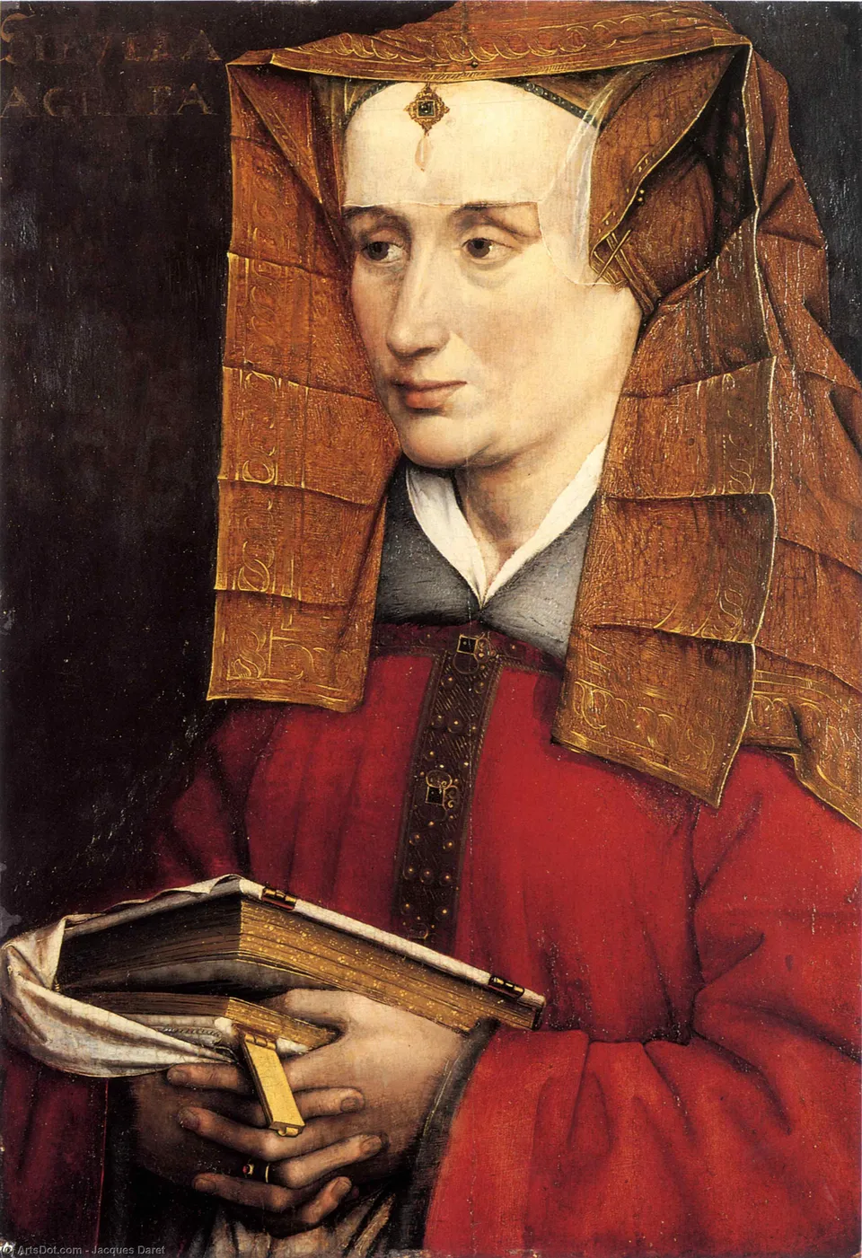 Portrait Of Louise Of Savoy As Sibylla Agrippa — Jacques Daret