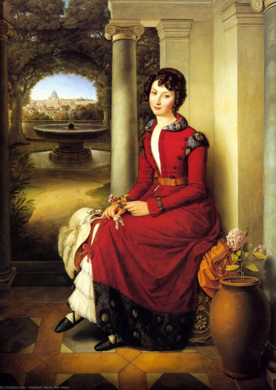 Marchesa Florenzi — Heinrich Maria Von Hess