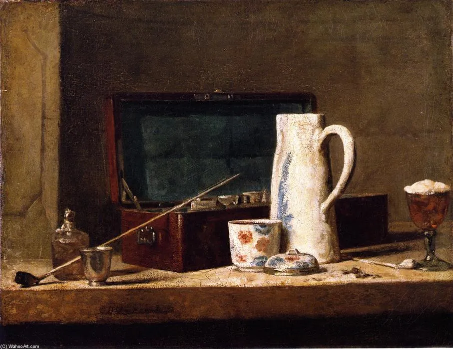 The Smoker's Case (also Known As Pipes And Drinking Vessel) — Шарден