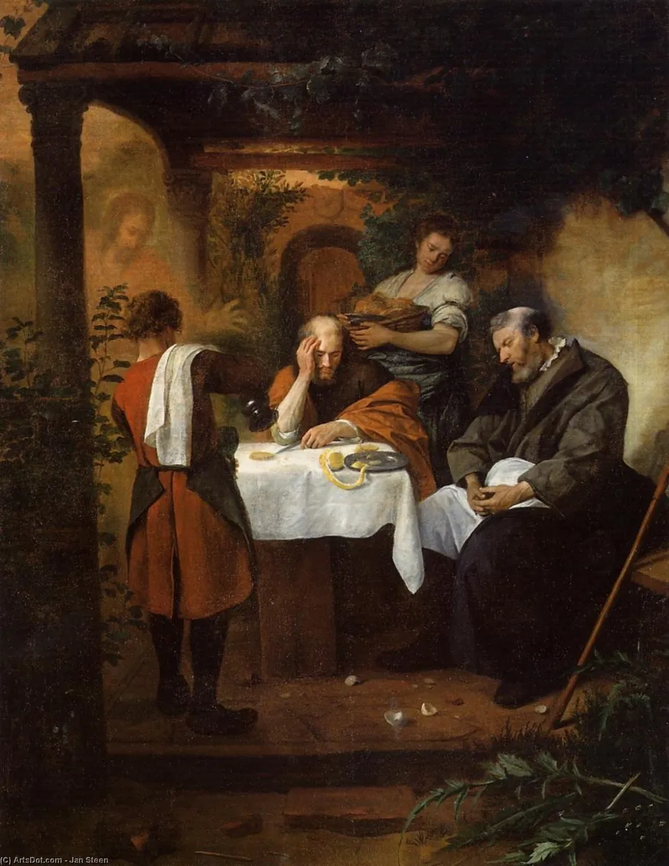 Supper At Emmaus — Ян Стен