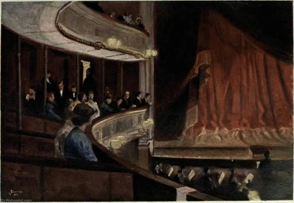 En Mellemakt I Christiania Theater — Gudmund Stenersen
