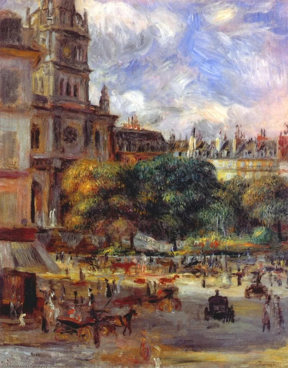 Church Of The Holy Trinity In Paris — Пьер-огюст Ренуар