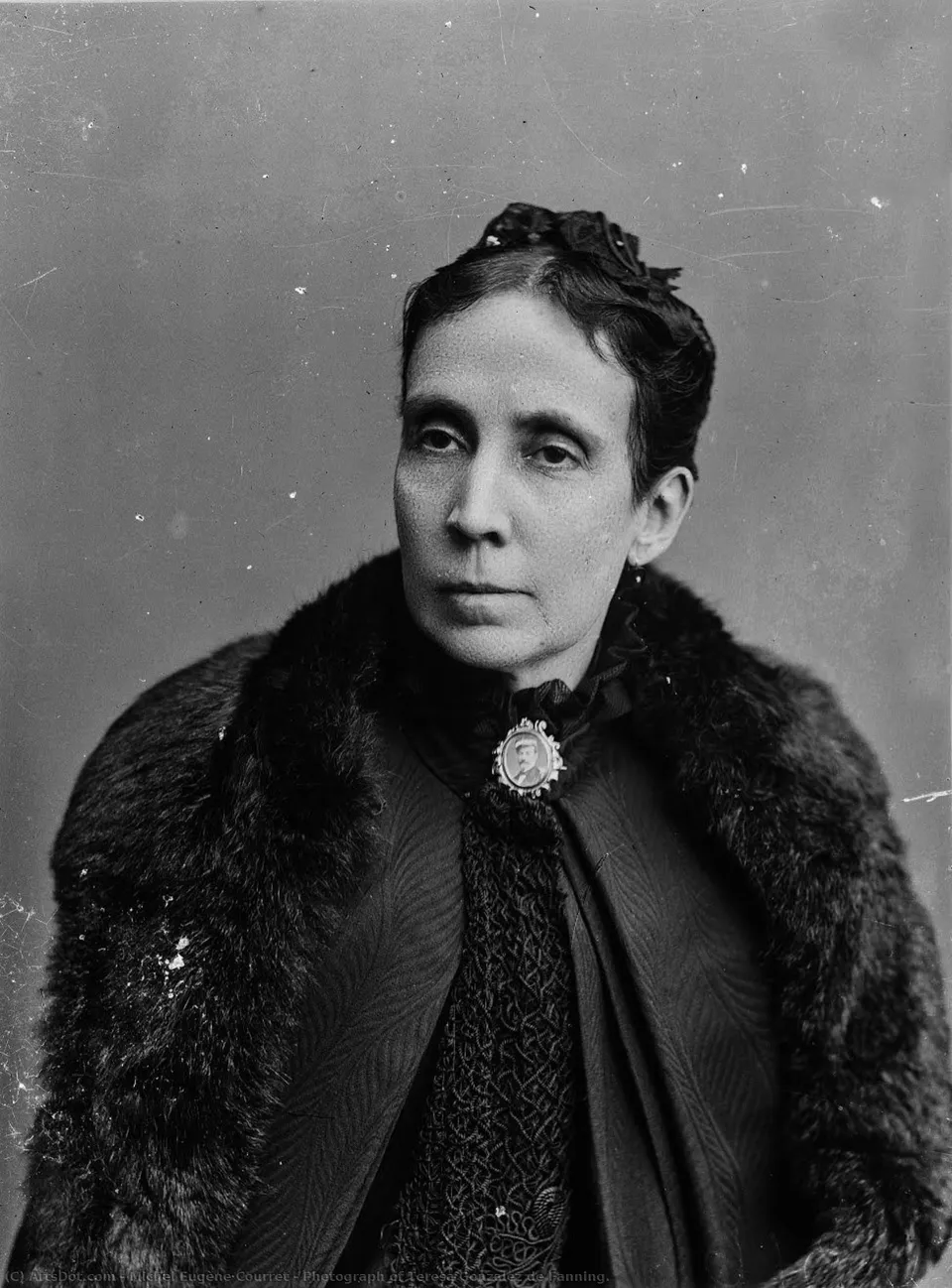 Photograph Of Teresa Gonzalez De Fanning. — Michel Eugène Courret