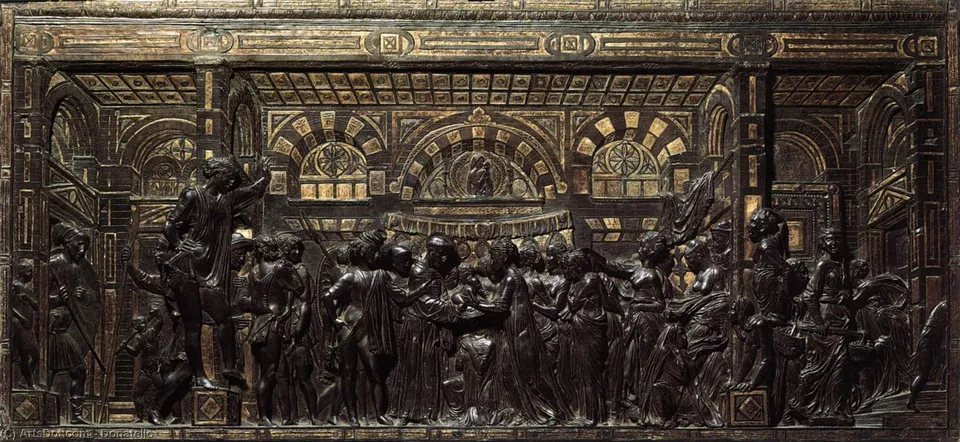 Miracle Of The Avaricious Man's Heart (detail) — Донателло