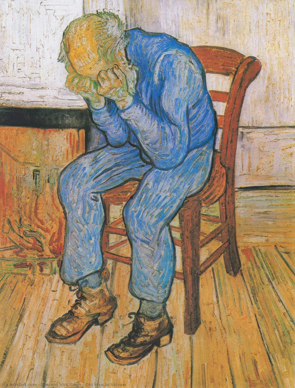 Старый Человек В Печали — Vincent Willem Van Gogh