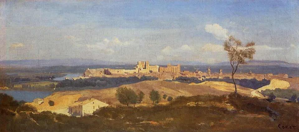 Avignon Seen From Villenueve-les-avignon — Жан-батист Кёро