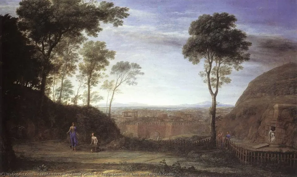 Landscape With Noli Me Tangere Scene — Клод Лоран