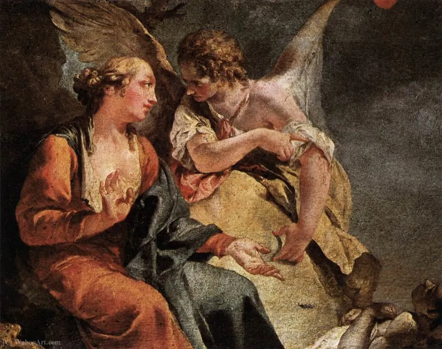 Hagar In The Desert — Giovanni Battista Pittoni
