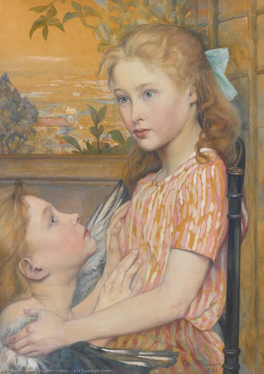 Her Guardian Angel — Charles Maurin