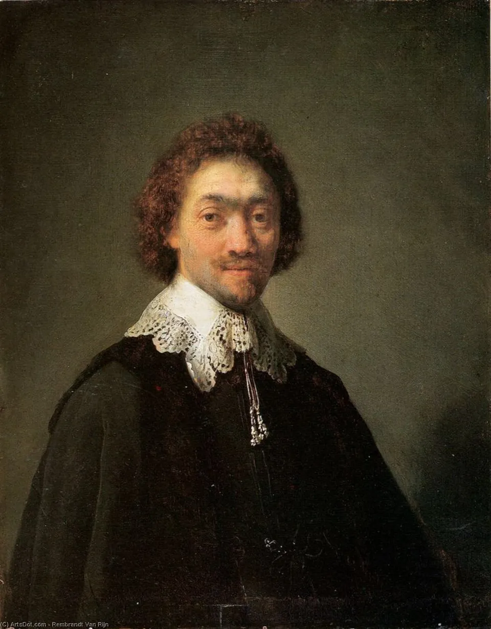 Portrait Of Maurits Huygens — Рембрандт Ван Рейн