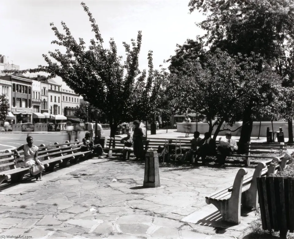 Dupont Circle Park, From The Series Connecticut Avenue — Brian V Jones