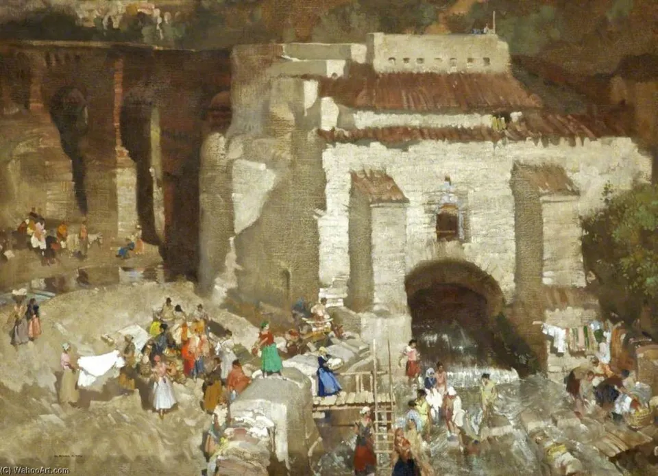 The Festival Of Santa Eulalia, Andalusia — Sir William Russell Flint