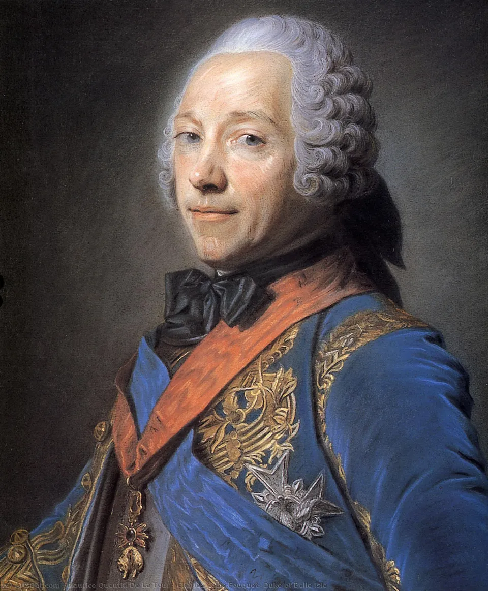 Charles Louis Fouquet, Duke Of Belle Isle — Морис Кюнтен Де Латур