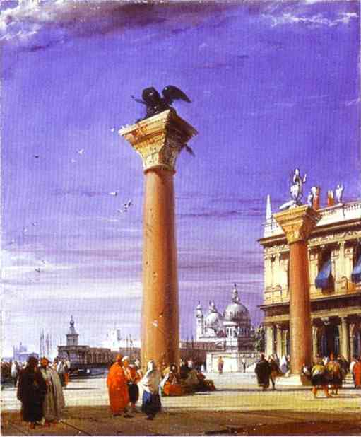 St. Mark's Column In Venice — Ричард Паркс Бонингон