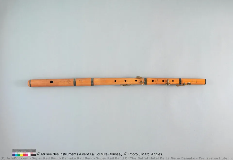 Transverse Flute In D Front — Super Rail Band, Bamako Rail Band, Super Rail Band Of The Buffet Hotel De La Gare, Bamako
