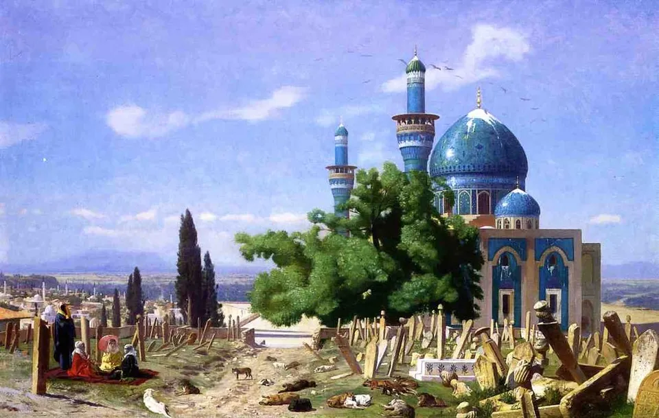 Cemetery Gone To Seed (also Known As The Green Mosque) — Жан-леон Жерме