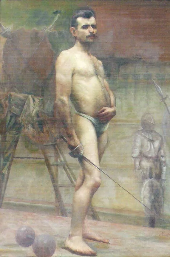 Portrait Of Pierre De Frédy — José Ferraz De Almeida Júnior